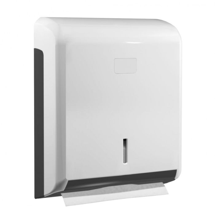 09020014-2.jpg TOALHEIRO ZIG-ZAG ABS BRANCO - Image 1