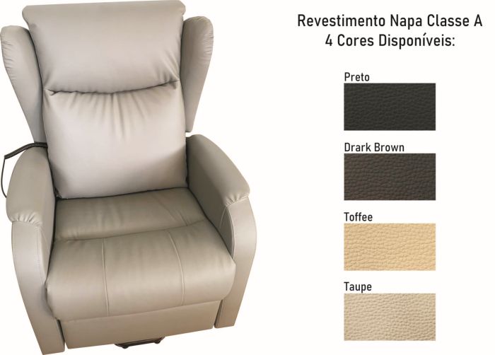 B230-2.jpg SOFÁ RECLINÁVEL RELAX CONFORTO (2 MOTORES) - Image 1